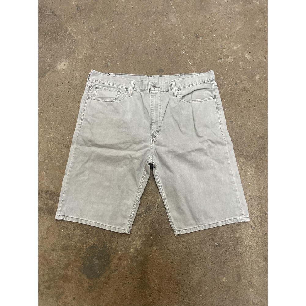 Levis 508 Shorts Mens 38 Light Gray Denim Regular Fit Bermuda Zip Fly 5-Pocket
